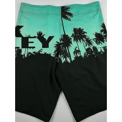 Bermuda Surf Quiksilver verde agua e preta - Atacado das Tailandesas