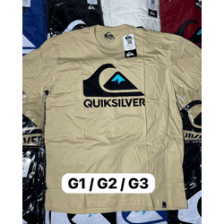 Camisa Quiksilver Bege Desenho - Atacado das Tailandesas