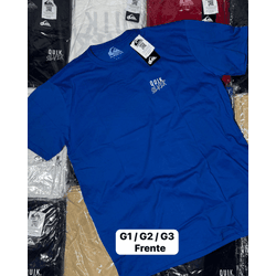 Camisa Quiksilver Azul Escrita nas Costas - Atacado das Tailandesas