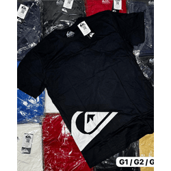 Camisa Quiksilver Preta Desenho Lateral - Atacado das Tailandesas
