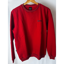 Moletom S/Capuz Hugo Boss vermelho - Atacado das Tailandesas