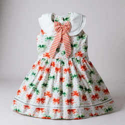 VESTIDO BEBEL-LAÇOS - Ateliê NewBaby