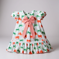 VESTIDO EVELYN-LAÇOS - Ateliê NewBaby