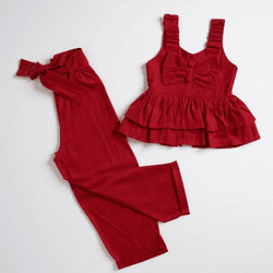 CONJUNTO LOREM-VERMELHO - Ateliê NewBaby