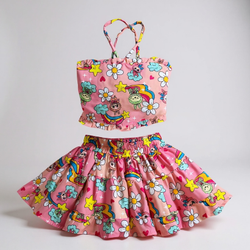 CONJUNTO LUNA-labubu flor - Ateliê NewBaby
