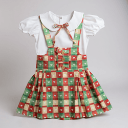 CONJUNTO JARDINEIRA RUBIA-CORAÇÃO Copia - Ateliê NewBaby