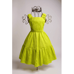 Vestido Hadassa -verde lima - Ateliê NewBaby