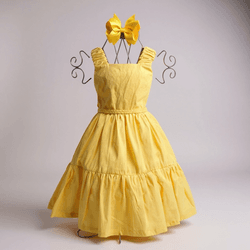 Vestido Hadassa -Amarelo - Ateliê NewBaby