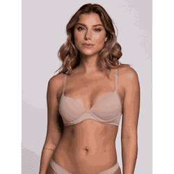Sutiã Meia Taça Chocolate - 103009 - ATELIÊ DA LINGERIE