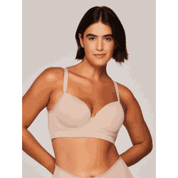 Sutiã Meia Taça Plus Size Chocolate - 703001 - ATELIÊ DA LINGERIE