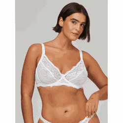 Sutiã Meia Taça Sem Bojo Rendado - 503303 - ATELIÊ DA LINGERIE