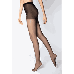 Meia Calça Fio 15 Preto - 5680 - ATELIÊ DA LINGERIE