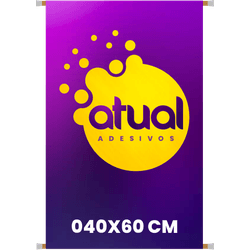 Banner 40x60 CM - ATUAL COMUNICAÇÃO