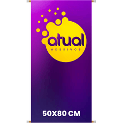 Banner 50x80 CM - ATUAL COMUNICAÇÃO