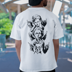 Camiseta Básica Anjos Streetwear - Aurora Clothing