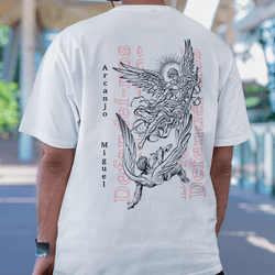 Camiseta Básica Arcanjo Miguel - Aurora Clothing