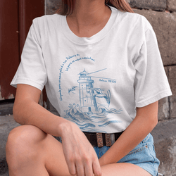 Camiseta Básica Deus Nosso Farol - Aurora Clothing