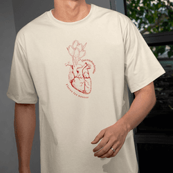 Camiseta Básica Flores das Feridas - Aurora Clothing