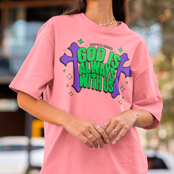 Camiseta Básica God With Us - Aurora Clothing