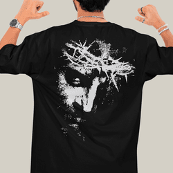 Camiseta Básica Rosto de Jesus - Aurora Clothing