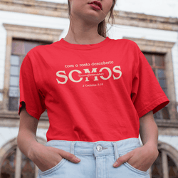 Camiseta Básica Somos Transformados - Aurora Clothing