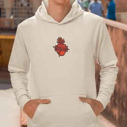 Moletom Canguru Coração Sagrado - Aurora Clothing