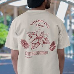 Camiseta Básica Flor do Natal - Aurora Clothing