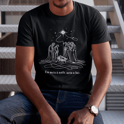 Camiseta Básica A Luz na Noite - Aurora Clothing