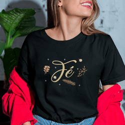 Camiseta Básica Fé em Jesus Natal - Aurora Clothing