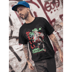 Camiseta Básica Anime Dreams - 1012-2 - Aurora Clothing