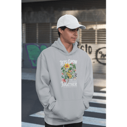 Moletom Canguru Lets Go Together Floral - 1005 - Aurora Clothing