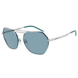 Óculos de Sol Feminino Emporio Armani - Azul Claro... - Authentika