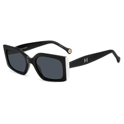 Óculos de Sol Carolina Herrera - Preto e Branco Re... - Authentika