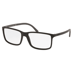 Óculos para Grau Polo Masculino - Preto Retangular... - Authentika