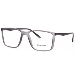 Óculos para Grau Fiamma Trace - Cinza Fosco Transl... - Authentika