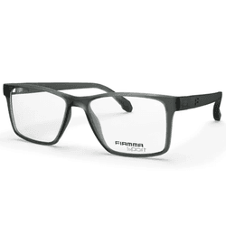 Óculos para Grau Fiamma Next Age - Cinza Fosco - 4... - Authentika