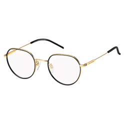 Óculos para Grau Tommy Hilfiger - Preto - Dourado ... - Authentika