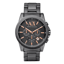 Relógio Masculino Armani Exchange - Analógico Pret... - Authentika