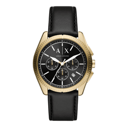 Relógio Masculino Armani Exchange - Preto/Dourado ... - Authentika