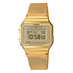 Relógio Casio Vintage Digital - Dourado - A700WMG-... - Authentika