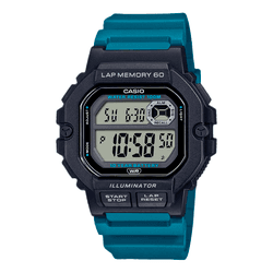 Relógio Digital Casio Standard - Azul - WS-1400H-3... - Authentika