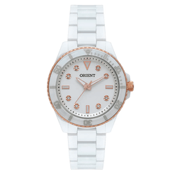 Relógio Orient Analógico Feminino Ceramic - Branco... - Authentika