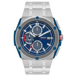Relógio Masculino Orient Cronógrafo - Prata Solart... - Authentika