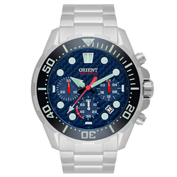 Relógio Masculino Orient Cronógrafo - Prata Solart... - Authentika