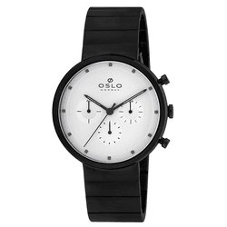 Relógio Oslo Masculino - Preto Cronógrafo - OMPSSC... - Authentika