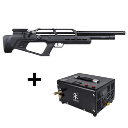 Carabina de Pressão PCP REXIMEX ZONE BLACK 5,5mm +... - Airsoft e Armas de Pressão Azsports 