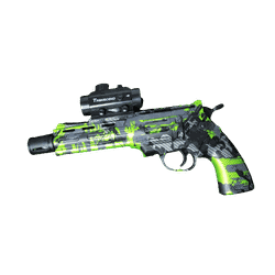 Revolver Elétrico GEL ORBEZZ SHORT CAMUFLADO VERDE... - Airsoft e Armas de Pressão Azsports 