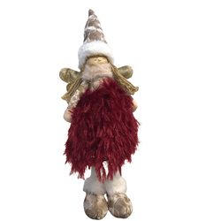 Anjo Decorativo em Pé Vermelho 46cm BT1172 Tok da ... - BAIUCA