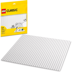 Base de Construção Branca LEGO Classic 11026 com 1... - BAIUCA