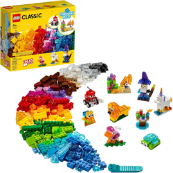 LEGO Classic Blocos Transparentes Criativos 11013 ... - BAIUCA